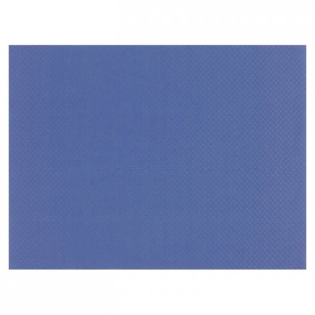 Set de table en papier gaufré bleu marine 400 x 300 mm (lot de 500)