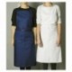 Valet's apron white without pocket 1020 x 950 mm