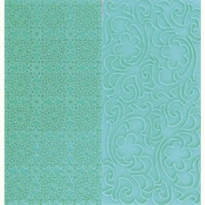 Tapis relief à pâte à sucre FMM Vintage Lace 2 pièces