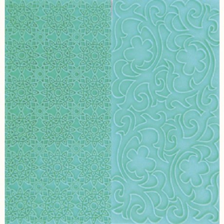 Tapis relief à pâte à sucre FMM Vintage Lace 2 pièces