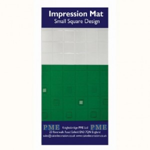 Tapis relief à pâte à sucre PME Square Small
