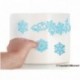 Snowflakes silicone mat