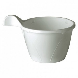 Thermoformed coffee/tea cup white 10 cL (1000 pcs)