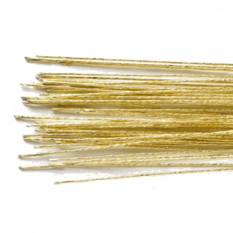 Culpitt Floral Wire Gold set/50 24 gauge
