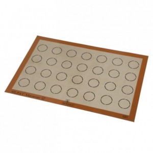 Non-stick mat for 63 macaroons Ø 35 mm 585 x 385 mm