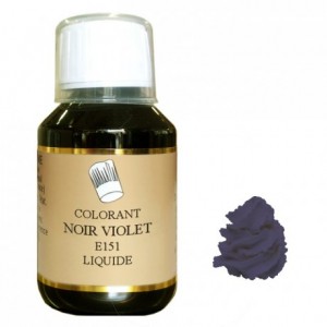Colorant liquide hydrosoluble noir violet 500 mL