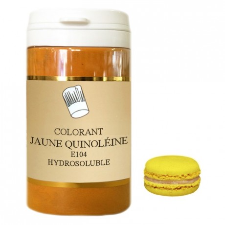 Powder hydrosoluble colour high concentration quinoline yellow 100 g