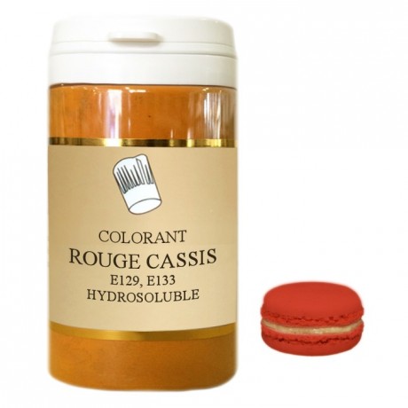 Colorant poudre hydrosoluble haute concentration rouge cassis 1 kg