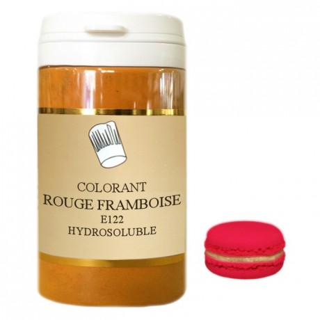 Colorant poudre hydrosoluble haute concentration rouge framboise 1 kg