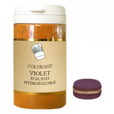 Colorant poudre hydrosoluble haute concentration violet 1 kg