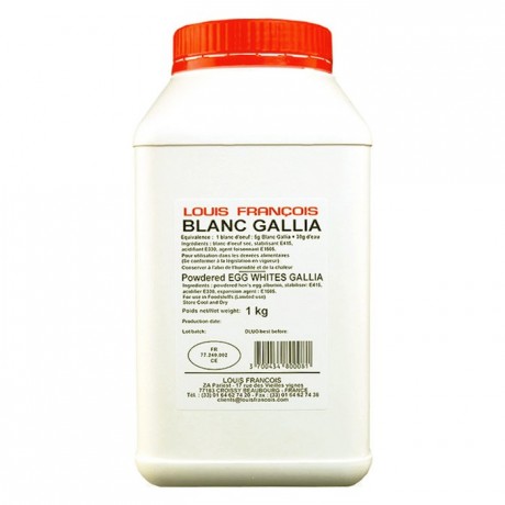 Blanc d'oeuf en poudre Gallia, boîte de 100 g - Louis François