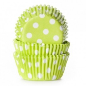 Caissettes mini House of Marie Lime Green 60 pièces