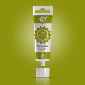 Colorant alimentaire en gel ProGel Rainbow Dust Olive Green 25 g