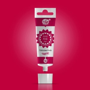 Colorant alimentaire en gel ProGel Rainbow Dust Ruby 25 g