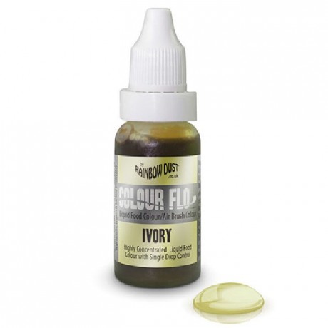 RD Colour Flo Airbrush Colour Ivory 16ml
