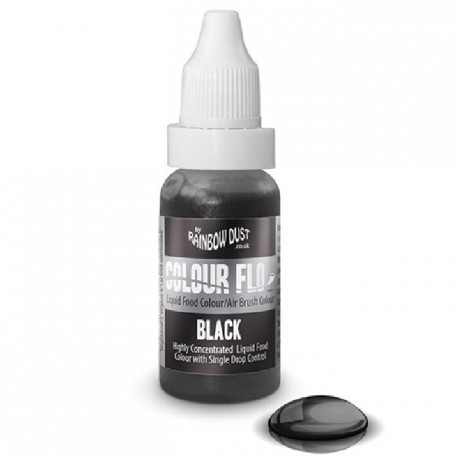 RD Colour Flo Airbrush Colour Black 16ml