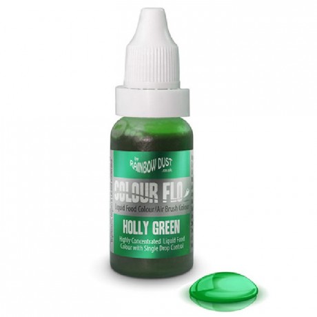 RD Colour Flo Airbrush Colour Holly Green 16ml