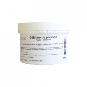 Fish gelatin powder (gold strength 200 bloom) 100 g