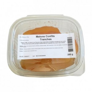 Candied yellow melons slices 250 g
