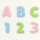 Moule Katy Sue mini alphabet et numéros arrondis