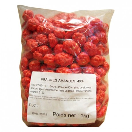 Pink Pralines almond 40% 1 kg