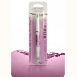 Stylo alimentaire à double mine Rainbow Dust Grape Violet