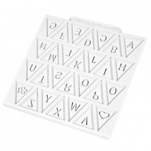 Moule Katy Sue fanion alphabet