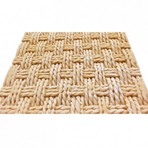 Karen Davies Silicone Mould - Rustic Basket Weave by Alice