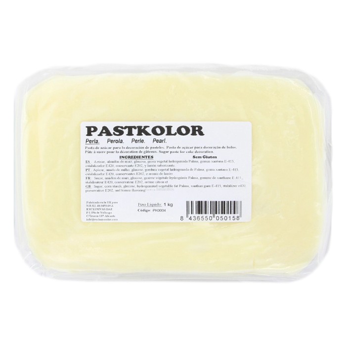 PastKolor - Pâte à sucre PastKolor rouge bordeaux 1 kg