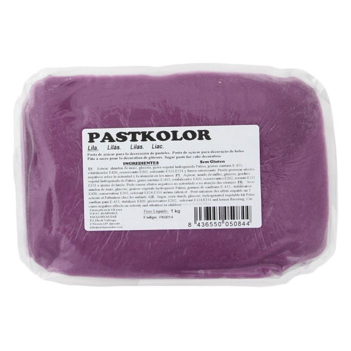 Pastkolor - pâte à sucre violet, 1 kg