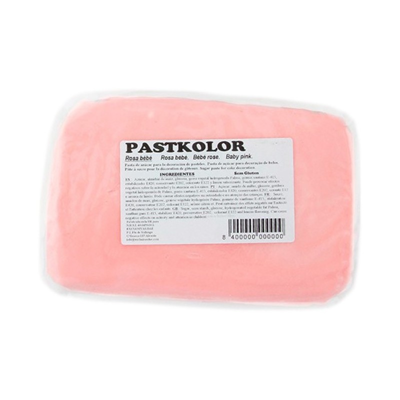 PastKolor - Pâte à sucre PastKolor rose pastel 1 kg
