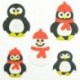 FMM Mummy and Baby Penguin Cutter Set/4