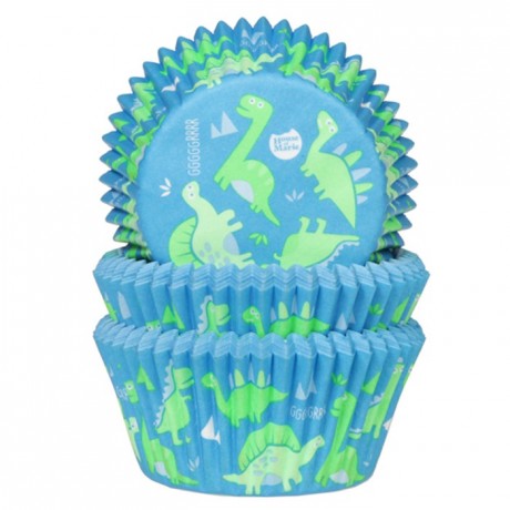 House of Marie Baking Cups Dinos pk/50