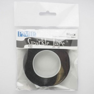 PME Floral Tape Black with Silver Sparkle