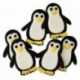 Décoration en sucre PME pingouins 6 pièces
