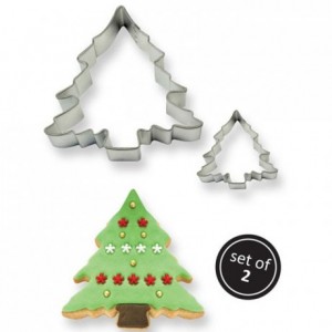 PME Cookie Cutter Christmas Tree set/2