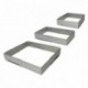 Adjustable heavy cake frame stainless steel 16 to 28 cm