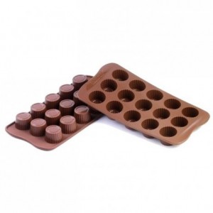 Praline chocolate silicone mould Ø 30 x 18,5 mm