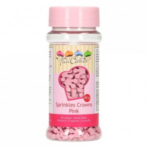 Couronnes rose en sucre FunCakes 45 g
