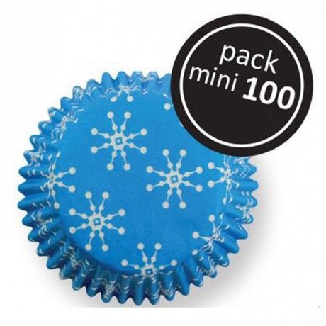 Caissettes à cupcakes PME Mini Snowflakes par 100