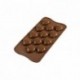 Moule silicone pour chocolat My Love Ø 30 x 15 mm