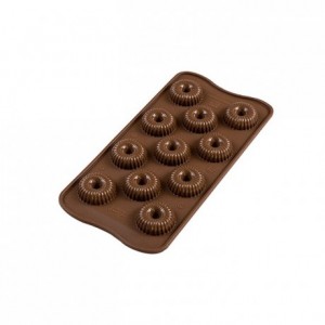 Crown chocolate silicone mould Ø 30 x 15 mm