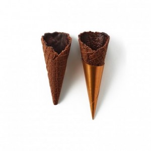 Sweet cone cocoa La Rose Noire Ø25 x 65 mm (140 pcs)