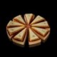 Triangle pie crust vanilla La Rose Noire 115 x 60 mm (60 pcs)
