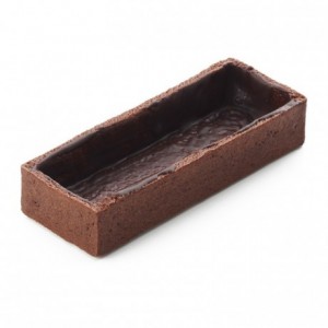Fonds rectangles grands cacao La Rose Noire 100 x 37 mm (70 pièces)