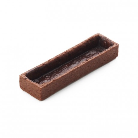Fonds rectangles moyens cacao La Rose Noire 95 x 25 mm (84 pièces)