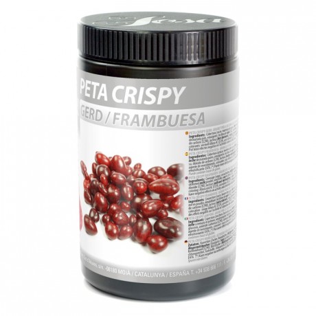 White chocolate raspberry popping sugar Peta Crispy Sosa 900 g