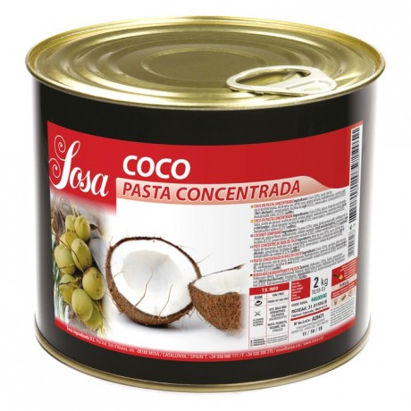 Pâte concentrée de noix de coco Sosa 2 kg