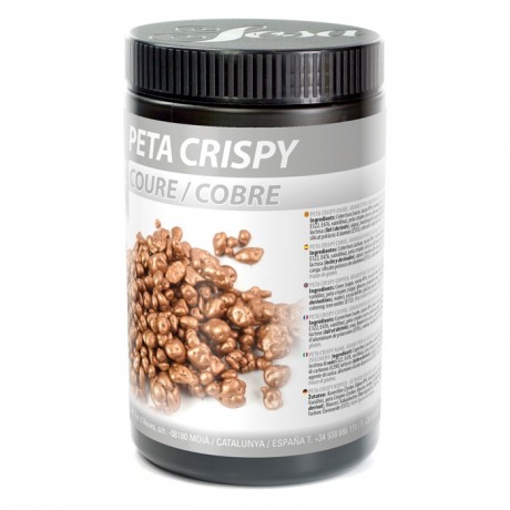 Sucre pétillant chocolat noir bronze Peta Crispy Sosa 900 g