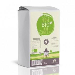 Organic rye flour T130 1 kg